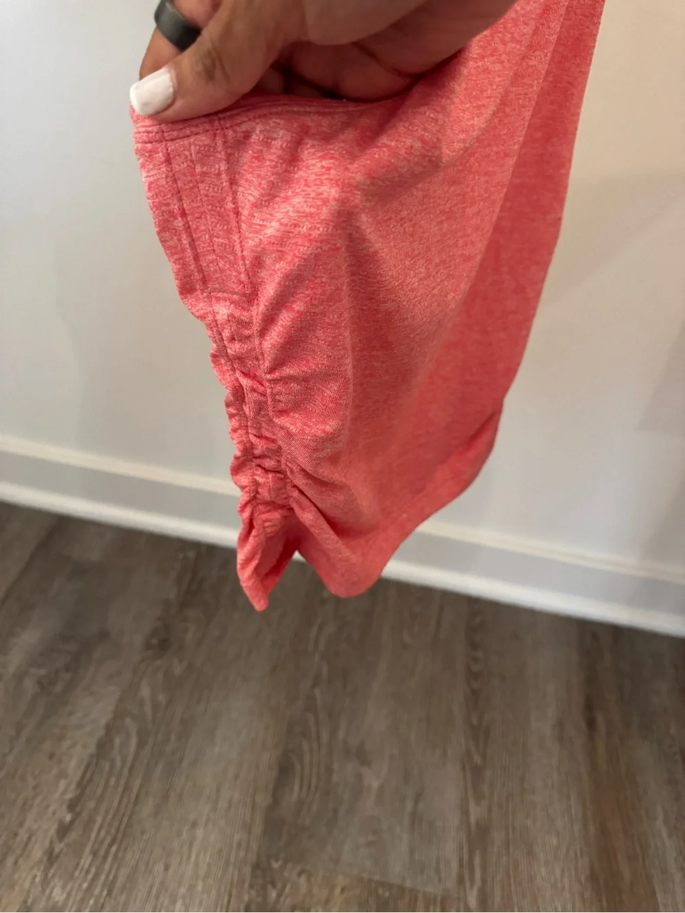 lululemon athletica Coral-Red Performance Tank